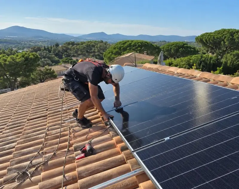 Installateur panneaux solaires Villaudric — pose photovoltaïque sur toiture