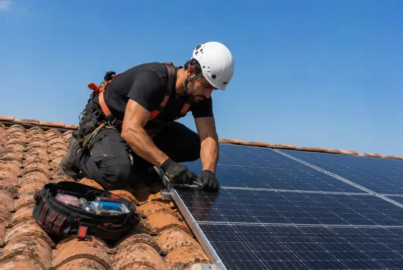 Maintenance et monitoring de panneaux solaires à Villaudric