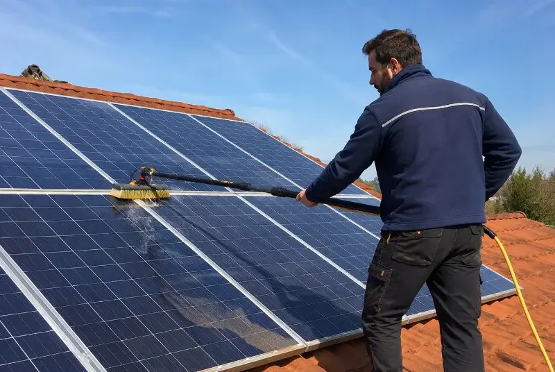 Nettoyage et entretien de panneaux solaires à Villaudric